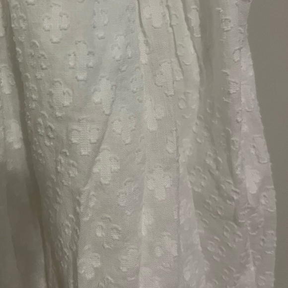 Madewell Tie-Back Flutter-Sleeve Tiered Midi Dress in White Size 00 - Picture 10 of 16